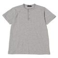【50%OFF】バックロゴヘンリーネックTシャツ