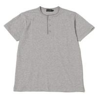 【50%OFF】バックロゴヘンリーネックTシャツ