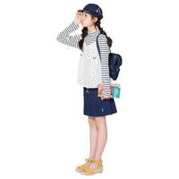 【50%OFF】リボンつきフレア切り替えキャミソール×ハイネックTシャツセット