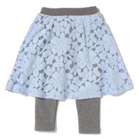 【50%OFF】レース×裏シャギースカッツ