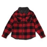【50%OFF】裏ボアブロックチェックシャツジャケット