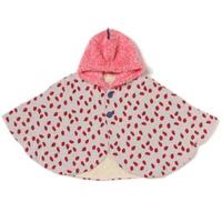 イチゴ柄ケープ