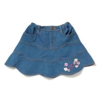 【30%OFF】デニムスカラップスカート