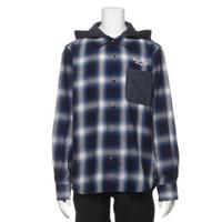 【50%OFF】フード取り外しカットコンビシャツ