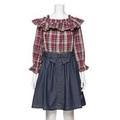 【50%OFF】ブラウスドッキングワンピース