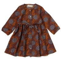 ボタニカルプリント切り替えワンピース