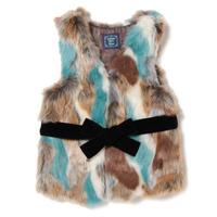 【50%OFF】ミックスフェイクファーベスト