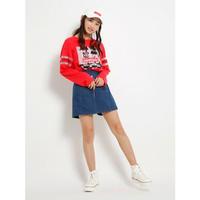 【37%OFF】袖メッシュグラフィックTシャツ