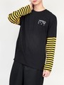 DING/フェイクレイヤードロングTシャツ