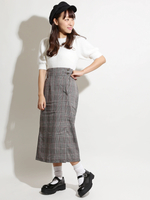 WEGO/サス付ラップタイトスカート
