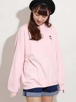 WEGO/ワンポイントモチーフスウェット