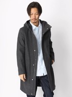 [2018ＦＷ GIORDANO GOLD]ウールブレンドメルトンモッズコート