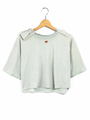 リメイク リボンフリルＴシャツ サイズ表記 M