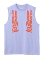 #1 FLARE LOGO TANK TOP/ライトパープル