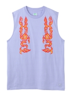 #1 FLARE LOGO TANK TOP/ライトパープル