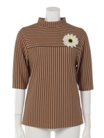 AU right left TOPS/ブラウン