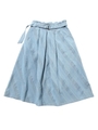 BELTED SKIRT/ライトブルー
