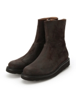 CAMINANDOfortk.TAKEOKIKUCHIサイドジップブーツ/ダークブラウン(043)