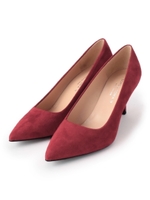 CORSO ROMA9 ポインテッドスエードパンプス/レッド(062)