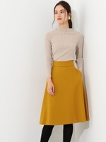 CS T/Rカルゼ フレア スカート/YELLOW