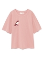 Cat柄Tシャツ/PNK