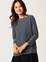 Champion　ボートネックロンT/ネイビー