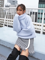 Hug Meニット/ブルー