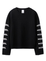 LAMB WOOL KNIT TOP/ブラック