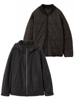 LAYERED JACKET/ブラック