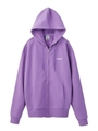 LOGO ZIP SWEAT HOODIE/ライトパープル