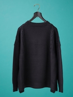 Le Tricoteur/別注WOOL KNIT/ブラック