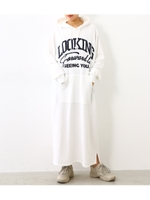Looking マキシ ワンピース/O/WHT1