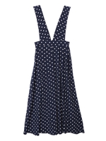 POLKA DOT DRESS/ネイビー