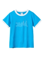 RINGER S/S TEE/ライトブルー