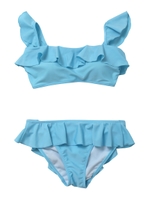 RUFFLE BIKINI/ブルー