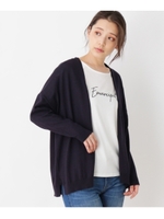 S.Cafe(R)ゆるっとトッパーカーディガン/ネイビー(093)