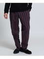SOKTASマルチストライプイージーパンツ[ メンズ パンツ ネル ]/ワインレッド(363)