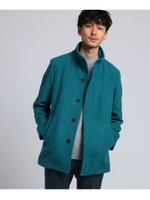 Super'100スタンドカラーブルゾン[ メンズ アウター ブルゾン ウール スタンドカラー ]/ブルー(092)