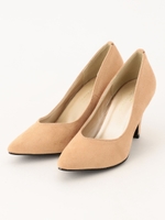 Vカットパンプス/ベージュ