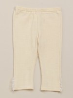 [ベビー]フクレジャカード8分丈スパッツ/生成