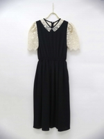 flower one-piece/brown