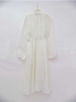 neck frill one-piece/white