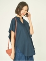 ・ビックシルエットチュニック/ネイビー