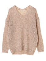 ・ラメリリーヤーンプルオーバー/ライトピンク