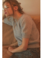 《EDIT COLOGNE》ファンシーヤーンニット/グレー(020)