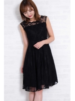 《Lou Lou Fee》チュールレースワンピース/ブラック(010)