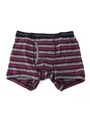 【 WEB限定 】ボーダー柄ボクサーパンツ [ メンズ パンツ 下着 アンダーウェア ボーダー ボクサー ギフト プレゼント BOX ]/ボルドー(364)