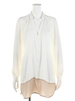 Drape Satin tunic BL