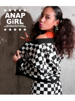 【ANAP GIRL】ワッペンロゴ長袖ブルゾン【別売りSET UP】/ホワイト/ブラック(058)