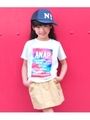 【ANAP KIDS】タイダイBOXプリントTシャツ/ホワイト(001)